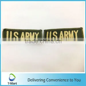 US Army Embroidery Badge/Sticker/patch Design Woven Label for Clothings, Bags, and Garments thumbnail-1