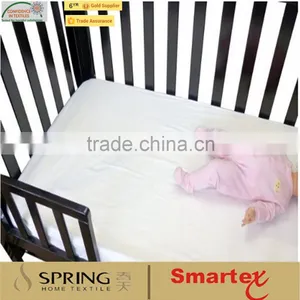 Waterproof 100 Cotton Breathable Baby Cot Mattress Protector thumbnail-1