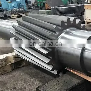 Precision Grinding Gear Shaft Forging Large Module Customized Shaft thumbnail-1