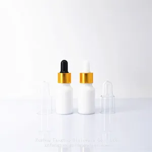 Porcelain White Dropper Bottle Volume 5-100mm Essential Oil Skin Care Serum Empty Glass Bottles thumbnail-1