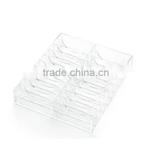 Clear Acrylic 20 Slots Bracelet Display Tray Jewelry Display Case Bangle Bracelet Storage Organizer thumbnail-4