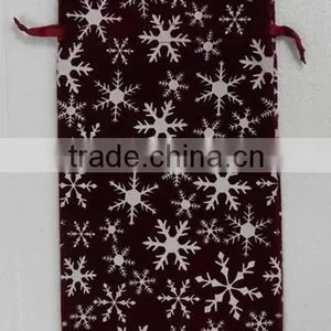 Checked Velvet Gift Pouch/present Bags/packing Bag for Presents Wrapping thumbnail-6