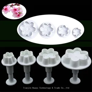 Flower Leaf Fondant Cake Decorating Molds Cake Decorating Cutters Embossed Cookie Cutter thumbnail-2