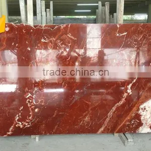 Top Quality Natural Polished French Red Indoor Flooring Marble Slab thumbnail-3