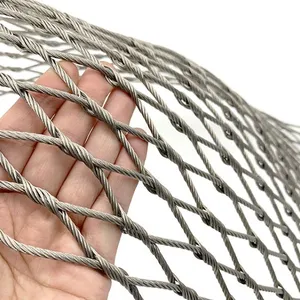 Stainless Steel Wire Rope Mesh for Aviary, Aviary Netting / Aviary Mesh for Birds thumbnail-5