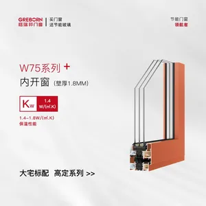 W75 Series High-end Bridge-cut Aluminum Doors and Windows thumbnail-1