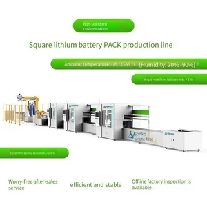 Square Shell Battery Assembly Line, Industrial and Commercial Energy Storage Module Pack Production Equipment, Production Line Full - Case Delivery, Lithium - Ion Battery thumbnail-4