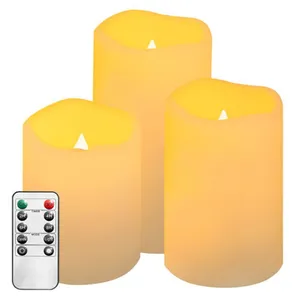 Waterproof LED Candles Set Warm Light Decor Wholesale Customized Factory thumbnail-1