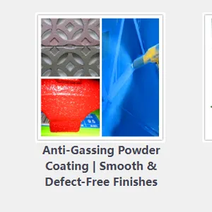 Neon Colors Polyester Powder Paint Electrostatic Powder Coating thumbnail-5