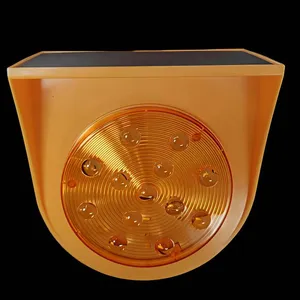 Solar-powered Small Yellow Flashing Lights, Which Can be Installed or Held by Hand, Support Sequential Operation, and Can be Installed on Other Products as Accessories thumbnail-1