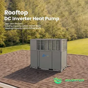 Yuju Commercial AC HVAC Package Units Rooftop Air Conditioner R454B Inverter Air Conditioning System With Heat Pump thumbnail-4