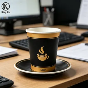 Biodegradable Single Wall Paper Cups for Office Break Rooms thumbnail-3