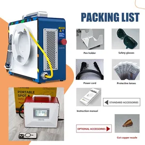 QCW Laser Spot Welding Equipment Portable Handheld Fiber Laser Welder Stable for Metal Signage and Craftwork Production thumbnail-3