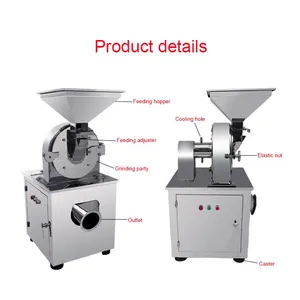 MO-Qdmdch Industrial Stainless Steel Universal Crusher Machine GW072 Grinding Machine Hammer Mill Pulverizer Powder Grinder Hammer Mill thumbnail-4