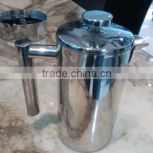 800ml Double Wall Stainless Steel French Press Milk Frother/picther thumbnail-3