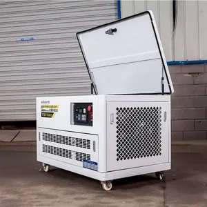 Silent 20kw/40kw Four-cylinder Water-cooled Gasoline Generator for Rural Health Centers thumbnail-1