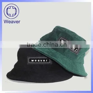 Fashion Plain Black Nylon Bucket Hat Wholesale thumbnail-2