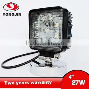 High Quality 27w Light for off Road SUV Cars Square Car Working Spotlight thumbnail-1