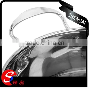 Stainless Steel Belly Soup Pot With Glass Lid/ Casserole Set/ Cooking Stock Pots thumbnail-5