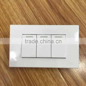 118 Series 3 Gang Wall Switch, 118 Series Australian Type Wall Switch & Socket Supplier's Choice thumbnail-1