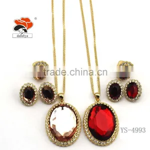 Wholesale Top Quality African Style Rhinestone by Handmake for Wedding Jewelry Set thumbnail-1