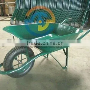 Wheel Barrow, Wheelbarrow WB6400, Garden Wheelbarrow, Metal Wheel Barrow thumbnail-1