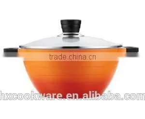 20cm Aluminium Ceramic Casserole Dish With Lid thumbnail-2