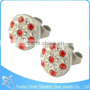 ZS20172 China Wholesale Earring Factory , Multi Crystal Cheap Wholesale Fancy Stud Earring thumbnail-6
