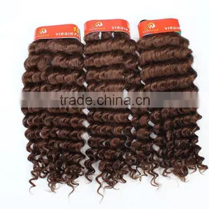 DEEP CURL 5a Top Grade Real Virgin Peruvian Hair for Trade Show thumbnail-4