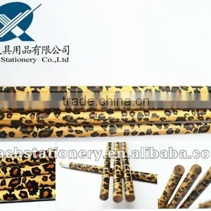 Round Shape HB Standard Wooden Korean Tattoo Pencil With Eraser, Animal Print Available, Non Sharpening thumbnail-1