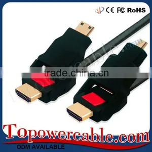 Super High Quality High Speed + Ethernet Gold 3D Hd Hdtv Lead Hdmi Extension Cable thumbnail-2