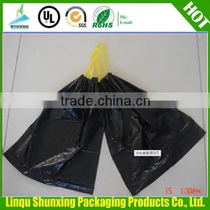 Hot Sale Heavy Duty Plastic Drawstring Garbage Bag With Logo Printed thumbnail-4