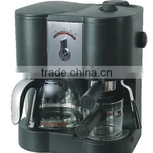 CE ROHS AND LFGB 3 IN 1 ESPRESSO CAPPUCCINO DRIP COFFEE MACHINE MAKER thumbnail-3
