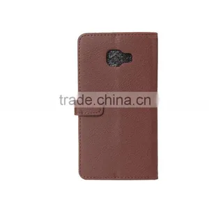 Luxury MMT PU Leather Case With Card Slot for Samsung C5 Litchi Grain Anti Shock Holder Frame Flip Wallet Case for Samsung C5 thumbnail-3