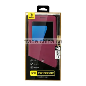 Original Baseus View Window Leather Case For Samsung S7 Terse Series PU Leather Flip Cover Case For Samsung Galaxy S7 TB-0236 thumbnail-6