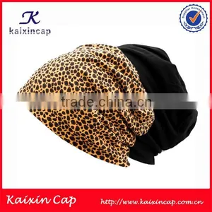 Custom Leopard Printed Beanie Hats no Minimum thumbnail-1