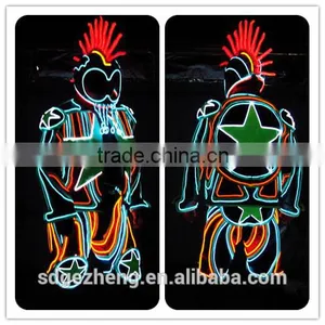 Flashing EL Wire Glasses Glowing in Dark for Party Christmas Halloween Congratualations for Wholesale thumbnail-6
