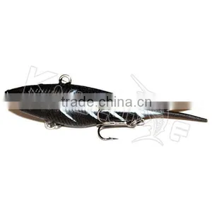 Soft Plastic Fishing Lures Soft Vibes 65mm Greeno Barra Snapper Lures thumbnail-2
