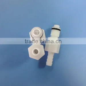 1/4" POM/EPDM Coupler-Non Panel Mounting ILD1604HB Male thumbnail-1