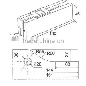 New Products in China Cheap Patch Fitting Cover Aluminium DL-017 thumbnail-2