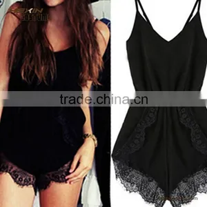 Orange Long Sleeve Lace Sexy Short Mini Night Dress thumbnail-6