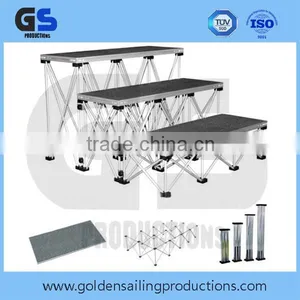 Rental and Resale Portable Stage Stairs ,choral Stage , Cheap Stage for Show Quality Choice thumbnail-1