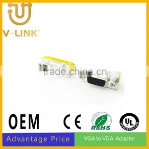 High Speed and QualityVGA Adapter, Female to Female VGA Extension Adapter Connecter for TV /camera/home Theater/computer thumbnail-1