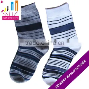 Men Stripe Cotton Socks thumbnail-1