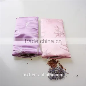 Luxury Silk Travel Eye Mask --filled With 100% Mulberry Silk Flax Seed and Lavender thumbnail-4