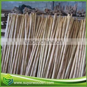 Made In Guigang Wooden Chinese Varnished Wooden Broom Stick Handle thumbnail-3