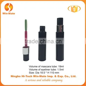 Black Slap-up Flat Hot-selling 110*19.52mm Special Design Mascara Tube thumbnail-1