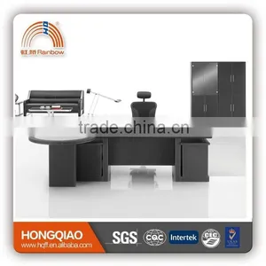 MT-32 Glass Table Wood Pvc Office Table Office Desk Set Executive Office Desk thumbnail-1