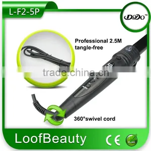 5 in 1 Ceramic Tourmaline PTC Dual Voltage Hair Curler thumbnail-4