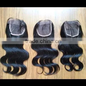 Express Brazilian Human Hair Cheap Virgin Hair Bundles With Free Parting Lace Closure thumbnail-4